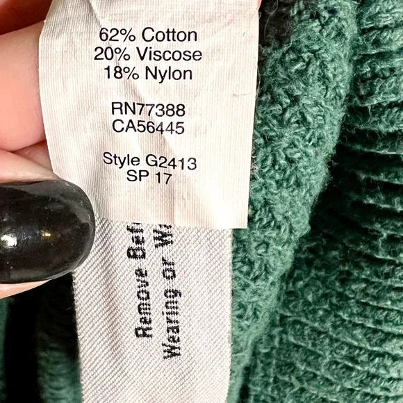 Madewell Pullover Green Sweater - Picture 3 of 4